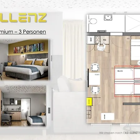Xzllenz Traum Studio-Apartment, Frei-Parken, U-Bahn, Kueche Nuremberg Extérieur photo