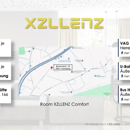 Xzllenz Traum Studio-Apartment, Frei-Parken, U-Bahn, Kueche Nuremberg Chambre photo