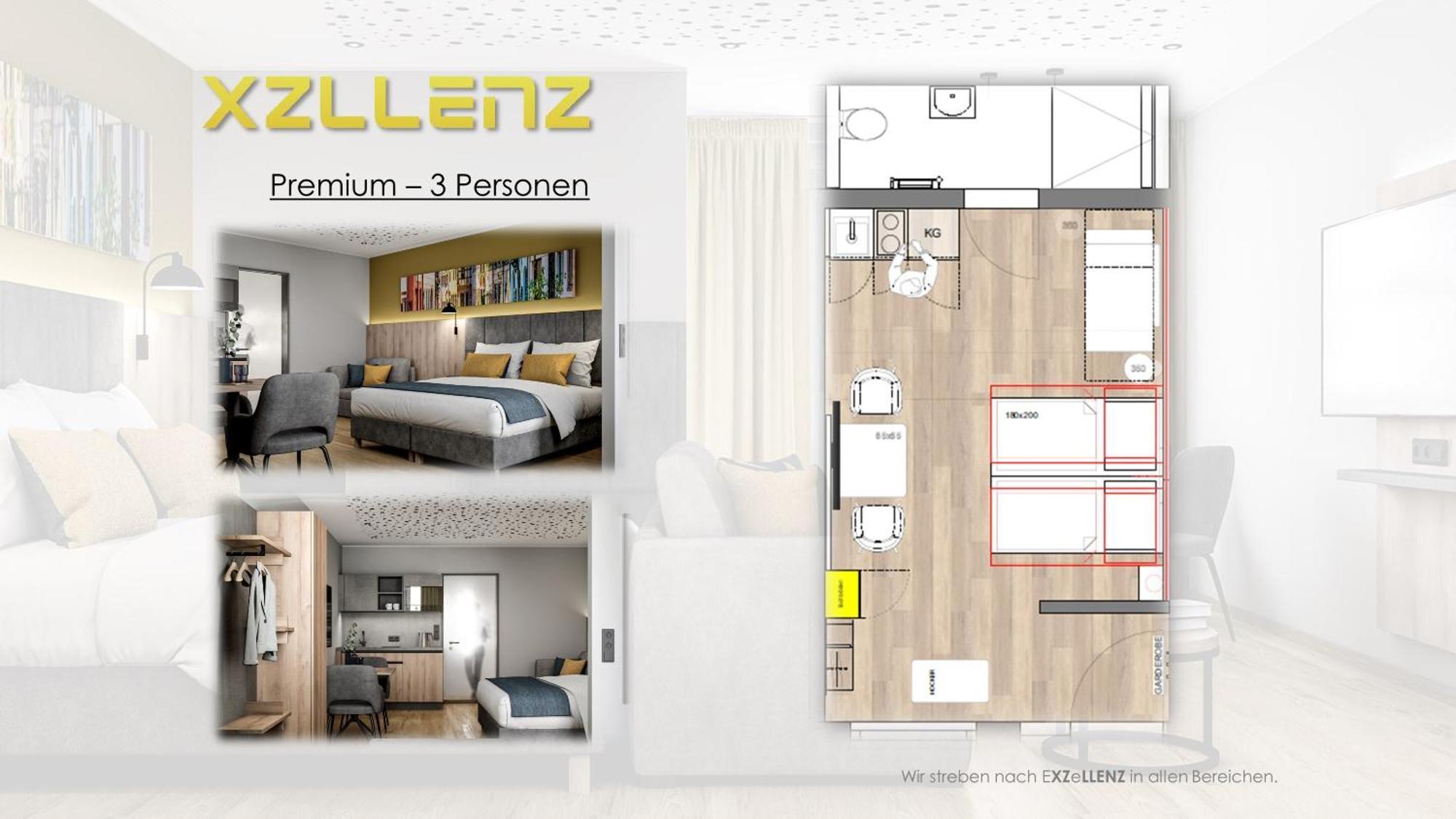 Xzllenz Traum Studio-apartment, Frei-parken, U-bahn, Kueche Apartment *